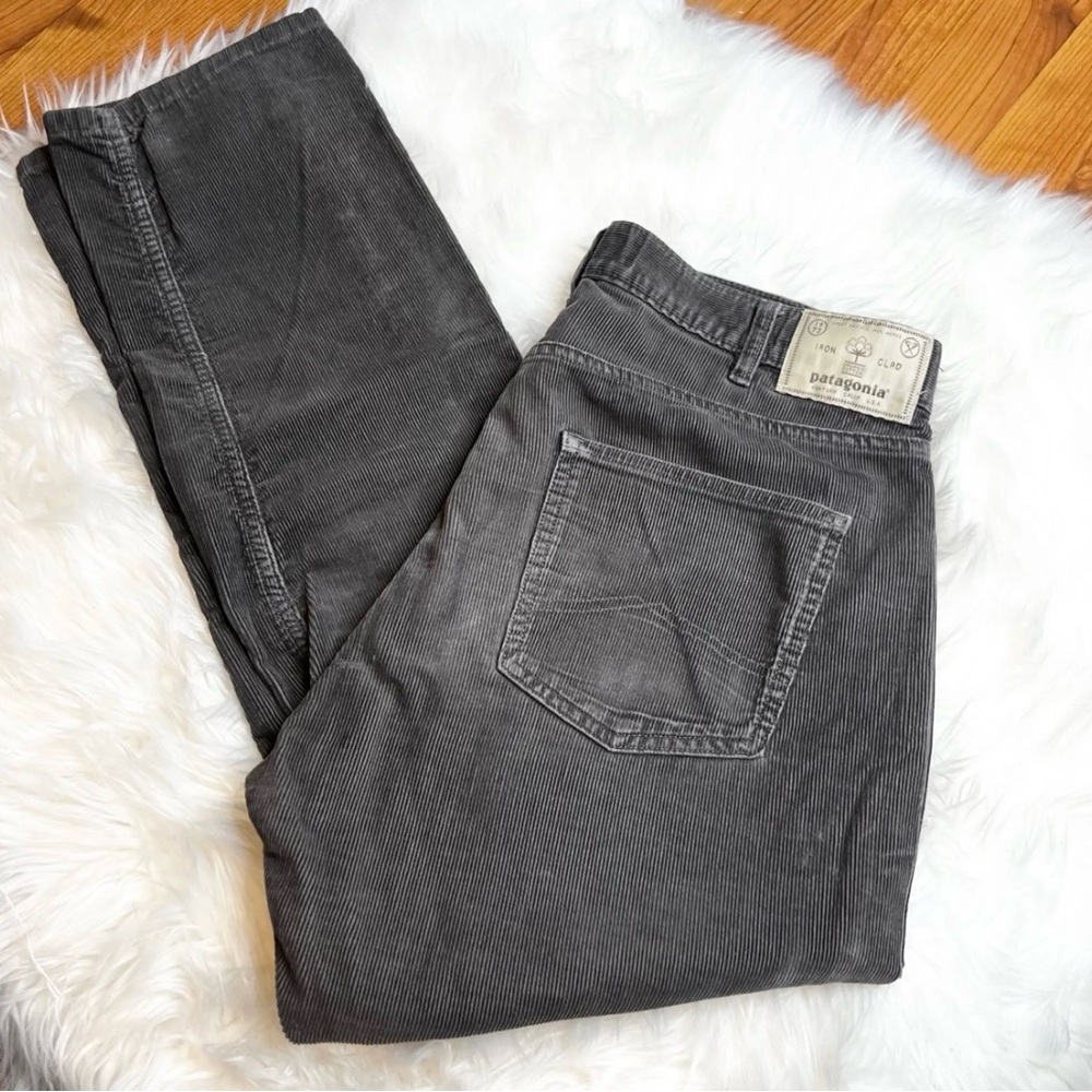 Vintage Patagonia organic cotton corduroy gray pants